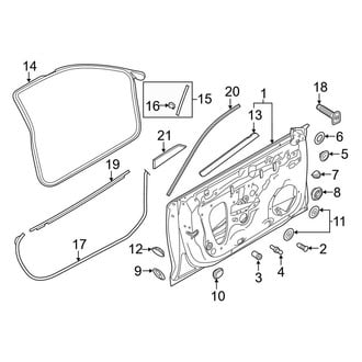 Audi OE - Front Door - Door & Components