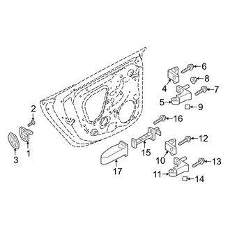 Audi OE - Rear Door - Lock & Hardware (Hinges & Striker)