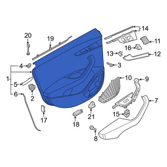 Audi OE - Front Left Inner Door Interior Trim Panel