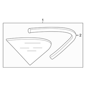 Audi OE - Quarter Panel - Glass (Premium / Premium Plus / Prestige)