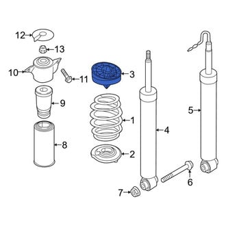 Audi OE - Lower Coil Spring Insulator