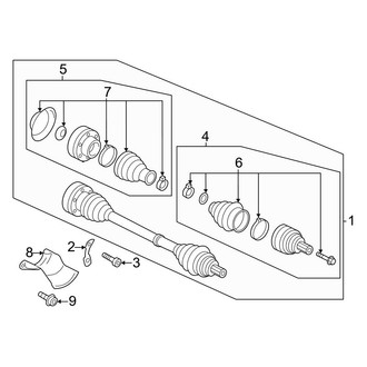 Audi OE - Rear Suspension - Drive Axles