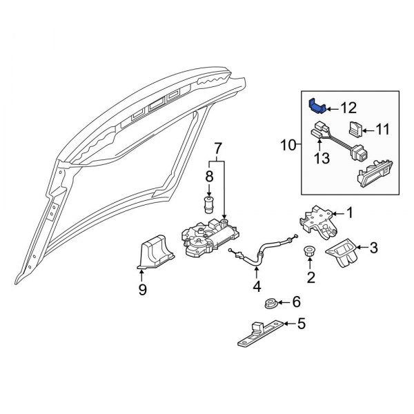 Liftgate Latch Handle Bracket