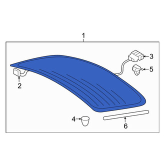Audi OE - Rear Liftgate Glass