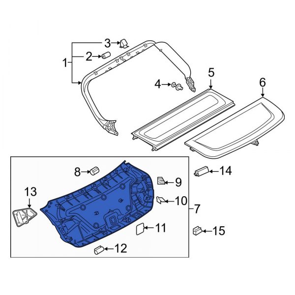 Liftgate Trim Cover