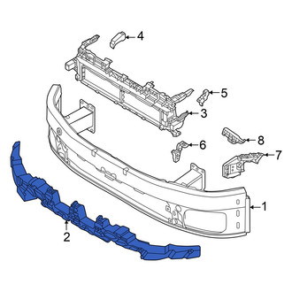 Audi OE - Front Bumper Impact Absorber
