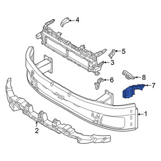 Audi OE - Front Left Outer Bumper Guide