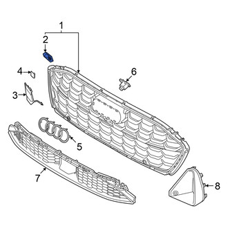 Audi OE - Front Bumper Cover Emblem