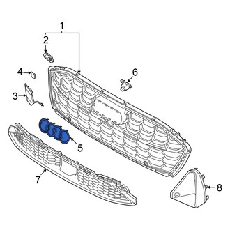 Audi OE - Front Grille Emblem