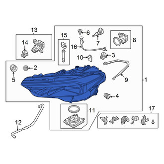Audi OE - Front Left Headlight Assembly