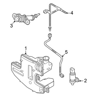 Audi OE - Front Lamps - Washer Components