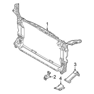 Audi OE - Radiator Support (Supports and Components)