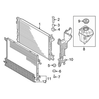 Audi OE - Cooling - Radiator & Components (Main)