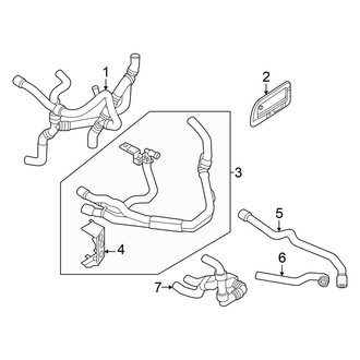Audi OE - Cooling - Hoses & Lines (Left/Front)