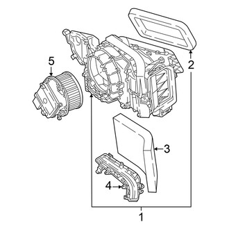 Audi OE - Air Conditioner & Heater - Blower Motor & Fan