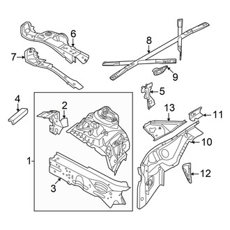 Audi OE - Fender - Apron (Apron and Components)