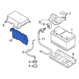 Audi OE - Lower Battery Cover