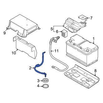 Audi OE - Battery Vent Tube