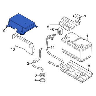 Audi OE - Upper Battery Cover