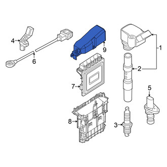 Audi OE - Engine Control Module (ECM) Cover