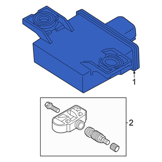 Audi OE - Tire Pressure Monitoring System (TPMS) Control Module