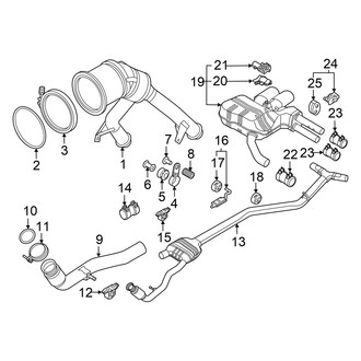 Audi OE - Exhaust System - Exhaust Components
