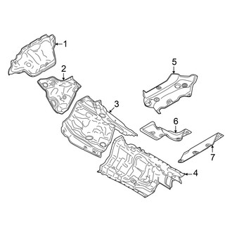 Audi OE - Exhaust System - Heat Shields