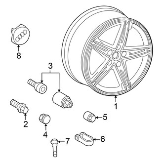 Audi OE - Wheels (18"), (Premium / Premium Plus / Prestige)