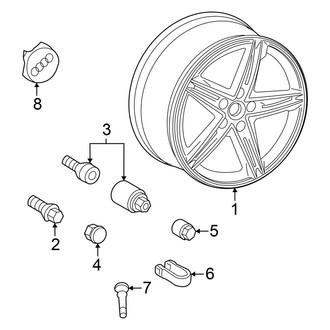 Audi OE - Wheels (19"), (Premium / Premium Plus / Prestige)