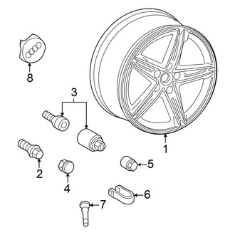 Audi OE - Wheels (20"), (Premium Plus / Prestige)