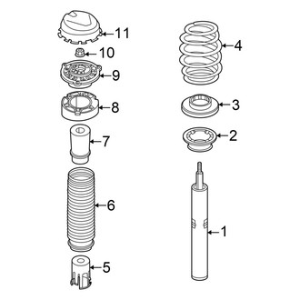Audi OE - Front Suspension - Struts & Components (Premium / Premium Plus / Prestige)