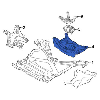 Audi OE - Transmission Crossmember