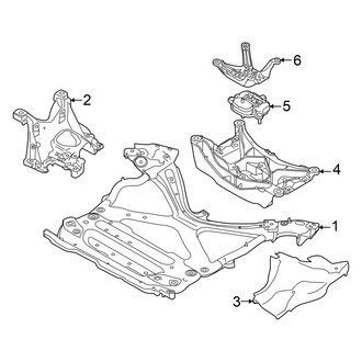 Audi OE - Front Suspension - Suspension Mounting