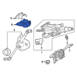 Audi OE - Lower Steering Column Cover