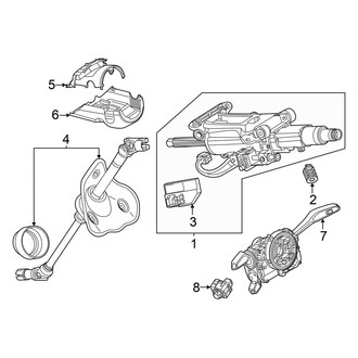 Audi OE - Steering Column Assembly