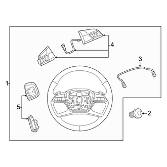 Audi OE - Steering Wheel & Trim (Premium / Premium Plus / Prestige)