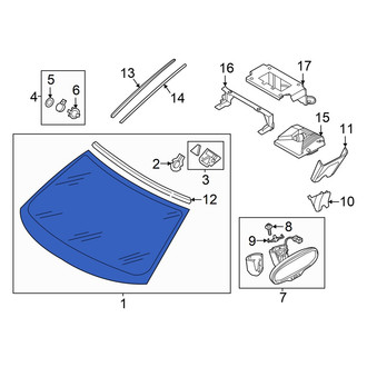 Audi OE - Front Windshield