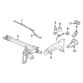 Audi OE - Windshield - Wiper & Washer Components