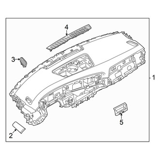 Audi OE - Instrument Panel (Cover and Components)