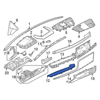 Audi OE - Left Instrument Panel Trim Panel