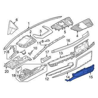 Audi OE - Instrument Panel Cover