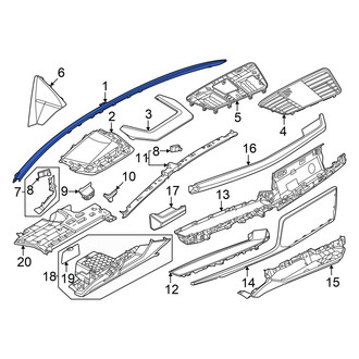Audi OE - Left Instrument Panel Trim Panel