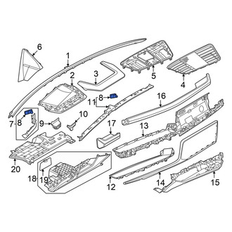 Audi OE - Front Right Courtesy Light
