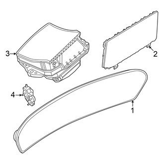 Audi OE - Instrument Panel - Cluster Panel