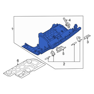Audi OE - Front Glove Box Assembly