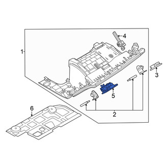 Audi OE - Front Glove Box Latch