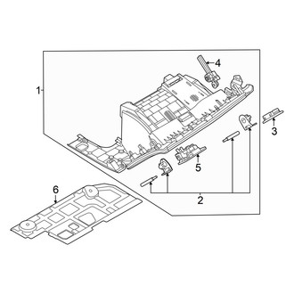 Audi OE - Instrument Panel - Glove Box