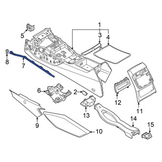 Audi OE - Center Left Courtesy Light