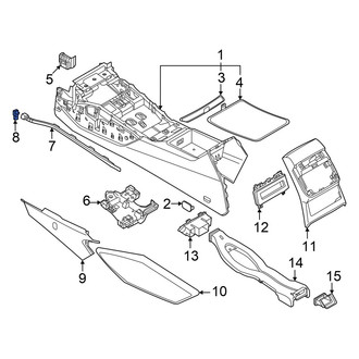 Audi OE - Center Courtesy Light