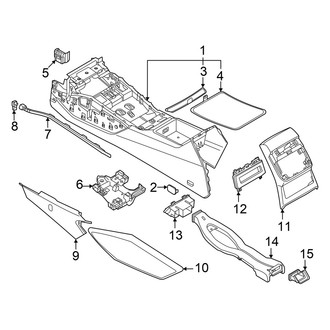 Audi OE - Console (Lower Components)